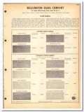 Wellington Sears Company 1964 vintage industrial catalog filter fabric Wellington Sears Company 1964 vintage industrial catalog filter fabric