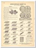 Akron Metallic Gasket Company 1948 vintage industrial catalog asbestos Akron Metallic Gasket Company 1948 vintage industrial catalog asbestos