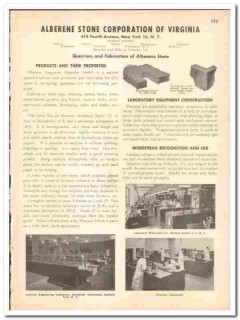 Alberene Stone Corp 1948 vintage industrial catalog laboratory sinks Alberene Stone Corp 1948 vintage industrial catalog laboratory sinks