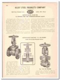 Alloy Steel Products Company 1948 vintage catalog ALOYCO valves Alloy Steel Products Company 1948 vintage catalog ALOYCO valves