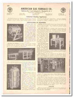 American Gas Furnace Company 1948 vintage heating catalog industrial
