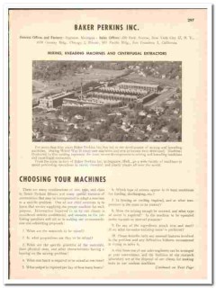 Baker Perkins Inc 1948 vintage industrial catalog mixers centrifugals Baker Perkins Inc 1948 vintage industrial catalog mixers centrifugals