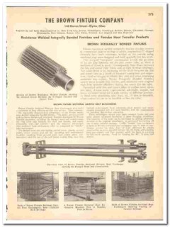 Brown Fintube Company 1948 vintage industrial catalog heat transfer Brown Fintube Company 1948 vintage industrial catalog heat transfer