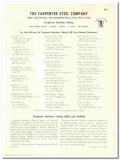 Carpenter Steel Company 1948 vintage catalog stainless tubing finned Carpenter Steel Company 1948 vintage catalog stainless tubing finned