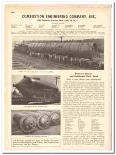 Combustion Engineering Company 1948 vintage industrial catalog Combustion Engineering Company 1948 vintage industrial catalog