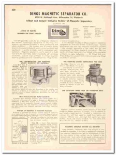 Dings Magnetic Separator Company 1948 vintage industrial catalog Dings Magnetic Separator Company 1948 vintage industrial catalog
