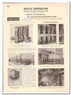 Dracco Corp 1948 vintage industrial catalog dust fume pneumatic convey Dracco Corp 1948 vintage industrial catalog dust fume pneumatic convey