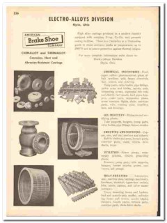 American Brake Shoe Company 1948 vintage catalog Electro-Alloys American Brake Shoe Company 1948 vintage catalog Electro-Alloys