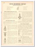 Foster Engineering Company 1948 vintage industrial catalog valves