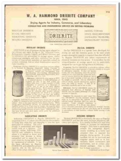 W A Hammond Drierite Company 1948 vintage industrial catalog drying W A Hammond Drierite Company 1948 vintage industrial catalog drying