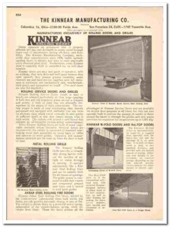 Kinnear Mfg Company 1948 vintage industrial catalog rolling doors Kinnear Mfg Company 1948 vintage industrial catalog rolling doors