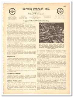 Koppers Company 1948 vintage industrial catalog Protective Coatings Koppers Company 1948 vintage industrial catalog Protective Coatings