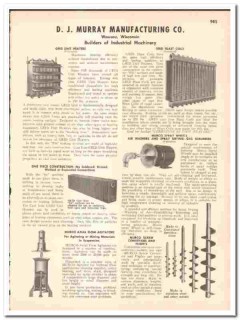 D J Murray Mfg Company 1948 vintage industrial catalog machinery