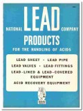 National Lead Company 1948 vintage industrial catalog valves fittings National Lead Company 1948 vintage industrial catalog valves fittings