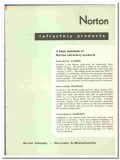 Norton Company 1948 vintage industrial catalog refractory products Norton Company 1948 vintage industrial catalog refractory products