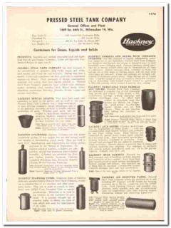 Pressed Steel Tank Company 1948 vintage industrial catalog Hackney Pressed Steel Tank Company 1948 vintage industrial catalog Hackney
