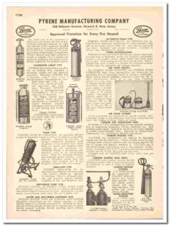 Pyrene Mfg Company 1948 vintage industrial catalog fire extinguishers Pyrene Mfg Company 1948 vintage industrial catalog fire extinguishers
