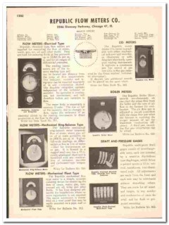 Republic Flow Meters Company 1948 vintage industrial catalog process Republic Flow Meters Company 1948 vintage industrial catalog process