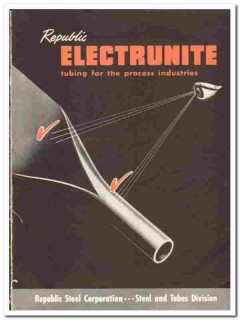 Republic Steel Corp 1948 vintage industrial catalog Electrunite tubing