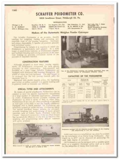 Schaffer Poidometer Company 1948 vintage industrial catalog weigher Schaffer Poidometer Company 1948 vintage industrial catalog weigher