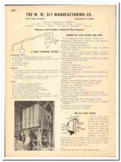 W W Sly Mfg Company 1948 vintage industrial catalog dust control W W Sly Mfg Company 1948 vintage industrial catalog dust control