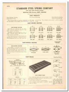 Standard Steel Spring Company 1948 vintage flooring catalog industrial