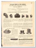 Taylor Forge Pipe Works 1948 vintage industrial catalog steel fittings