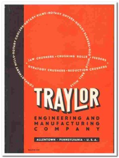 Traylor Engineering Mfg Company 1948 vintage industrial catalog mills Traylor Engineering Mfg Company 1948 vintage industrial catalog mills