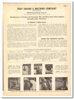 Troy Engine Machine Company 1948 vintage industrial catalog Engberg Troy Engine Machine Company 1948 vintage industrial catalog Engberg