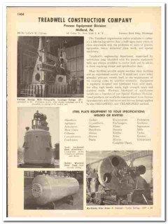 Treadwell Construction Company 1948 vintage industrial catalog Treadwell Construction Company 1948 vintage industrial catalog