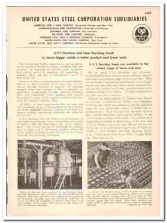 United States Steel Corp 1948 vintage industrial catalog Stainless United States Steel Corp 1948 vintage industrial catalog Stainless