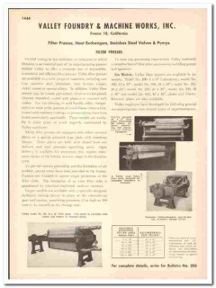 Valley Foundry Machine Works Inc 1948 vintage industrial catalog pumps Valley Foundry Machine Works Inc 1948 vintage industrial catalog pumps