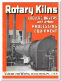 Vulcan Iron Works 1948 vintage industrial catalog rotary kilns coolers Vulcan Iron Works 1948 vintage industrial catalog rotary kilns coolers
