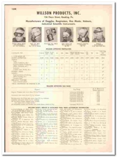 Willson Products Inc 1948 vintage industrial catalog safety equipment Willson Products Inc 1948 vintage industrial catalog safety equipment