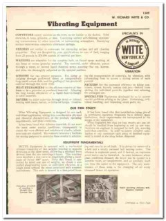 W Richard Witte Company 1948 vintage industrial catalog vibrating W Richard Witte Company 1948 vintage industrial catalog vibrating