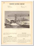 Freeport Sulphur Company 1948 vintage chemical catalog Grande Ecaille Freeport Sulphur Company 1948 vintage chemical catalog Grande Ecaille