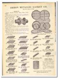 Akron Metallic Gasket Company 1945 vintage industrial catalog asbestos Akron Metallic Gasket Company 1945 vintage industrial catalog asbestos
