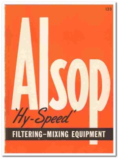 Alsop Engineering Corp 1945 vintage industrial catalog filter mixing Alsop Engineering Corp 1945 vintage industrial catalog filter mixing