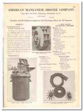 American Manganese Bronze Company 1945 vintage metal catalog alloys American Manganese Bronze Company 1945 vintage metal catalog alloys