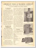 American Tool Machine Company 1945 vintage industrial catalog process