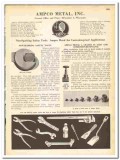 Ampco Metal Inc 1945 vintage industrial catalog non-spark safety tools Ampco Metal Inc 1945 vintage industrial catalog non-spark safety tools