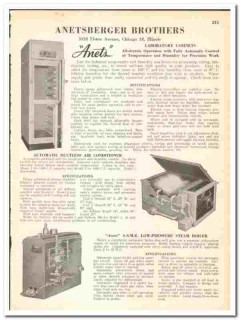 Anetsberger Brothers Inc 1945 vintage industrial catalog laboratory Anetsberger Brothers Inc 1945 vintage industrial catalog laboratory