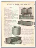 Atlantic Tank Corp 1945 vintage industrial catalog wooden vats Atlantic Tank Corp 1945 vintage industrial catalog wooden vats