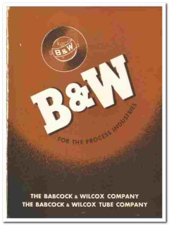 Babcock Wilcox Company 1945 vintage industrial catalog process Babcock Wilcox Company 1945 vintage industrial catalog process