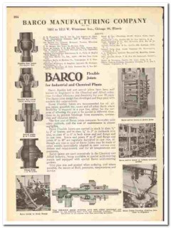 Barco Mfg Company 1945 vintage industrial catalog flexible ball joints Barco Mfg Company 1945 vintage industrial catalog flexible ball joints