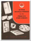 Carborundum Company 1945 vintage industrial catalog refractories Frax Carborundum Company 1945 vintage industrial catalog refractories Frax
