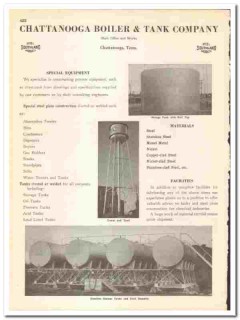 Chattanooga Boiler Tank Company 1945 vintage industrial catalog tanks Chattanooga Boiler Tank Company 1945 vintage industrial catalog tanks