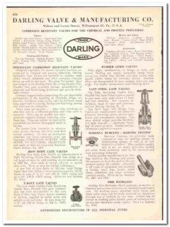 Darling Valve Mfg Company 1945 vintage industrial catalog corrosion