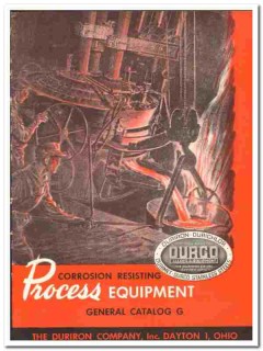 Duriron Company 1945 vintage industrial catalog corrosion resisting