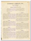 Floridin Company 1945 vintage industrial catalog adsorbents
